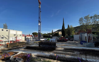 construction de la gendarmerie du Beausset-CASSB