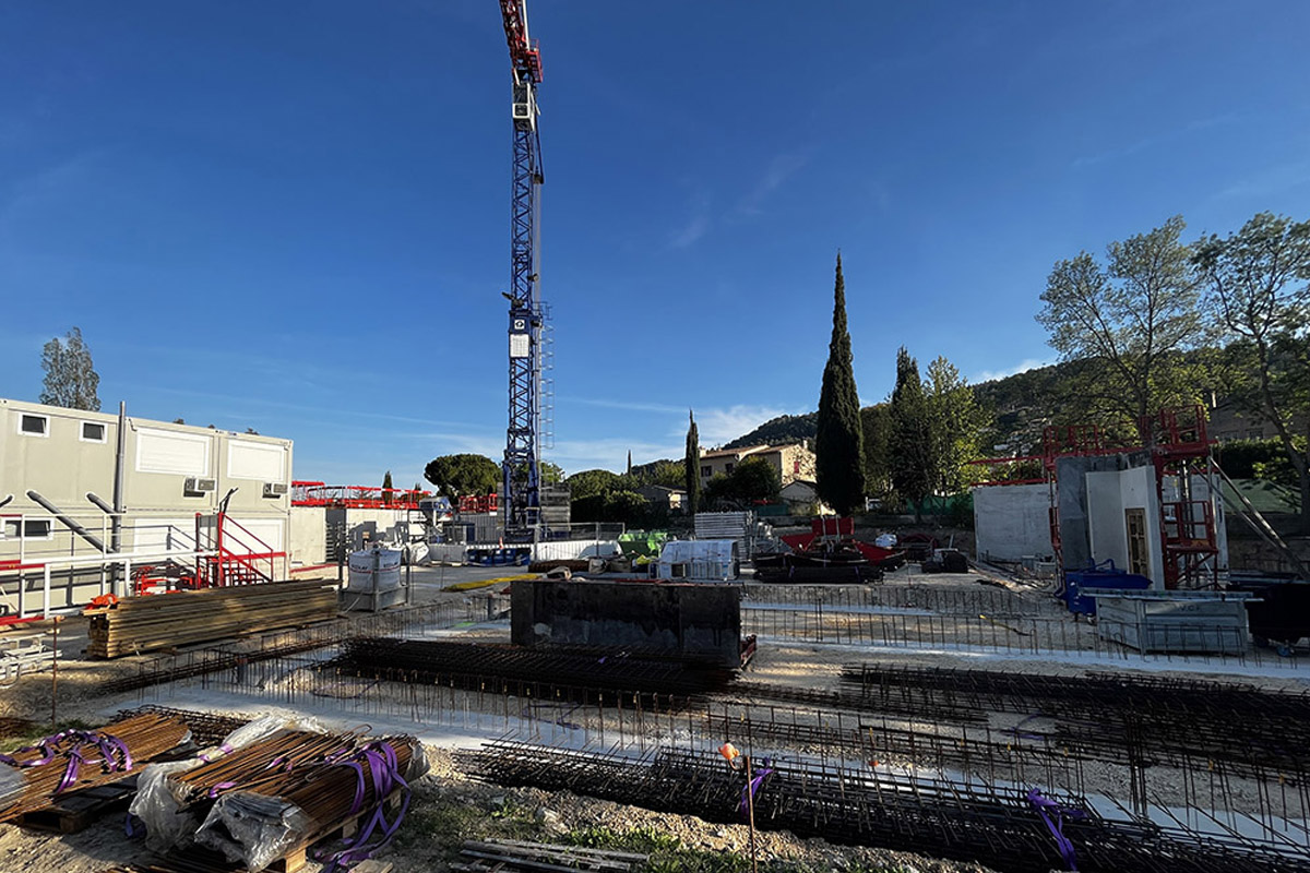 construction de la gendarmerie du Beausset-CASSB