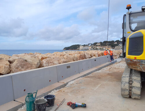 Opération Quai du Levant 2e partie sur la commune de Sanary sur Mer au titre de la compétence GEMAPI