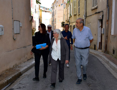 Inauguration des rues Ferraillette et Etables à Signes