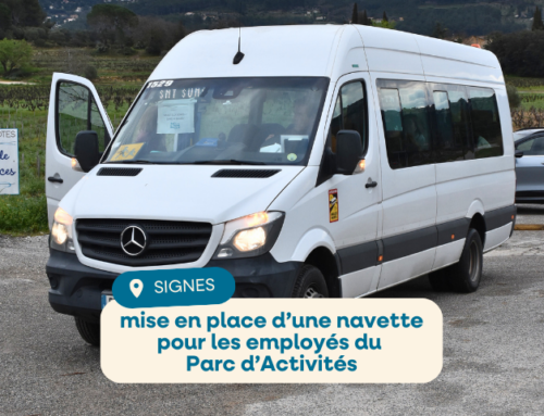 Une navette en phase de test pour la Zone d’Activités de Signes