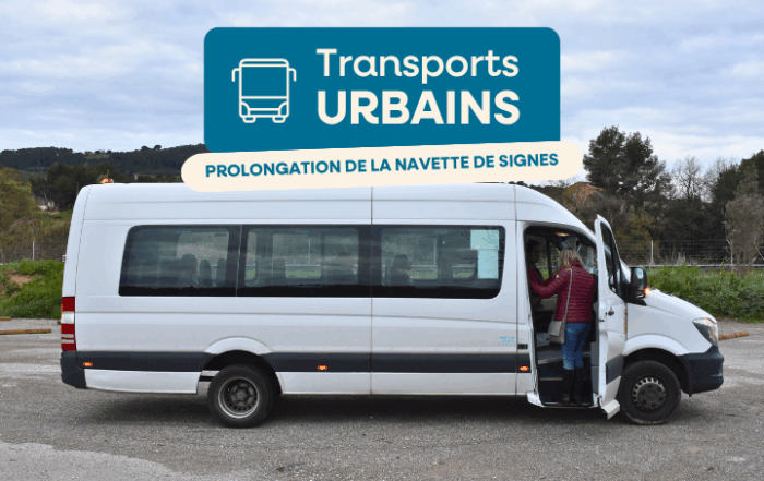 prolongation navette sanary-signes