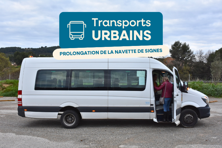 prolongation navette sanary-signes