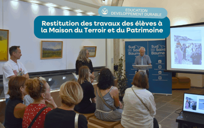 Education au Développement Durable en Sud Sainte Baume