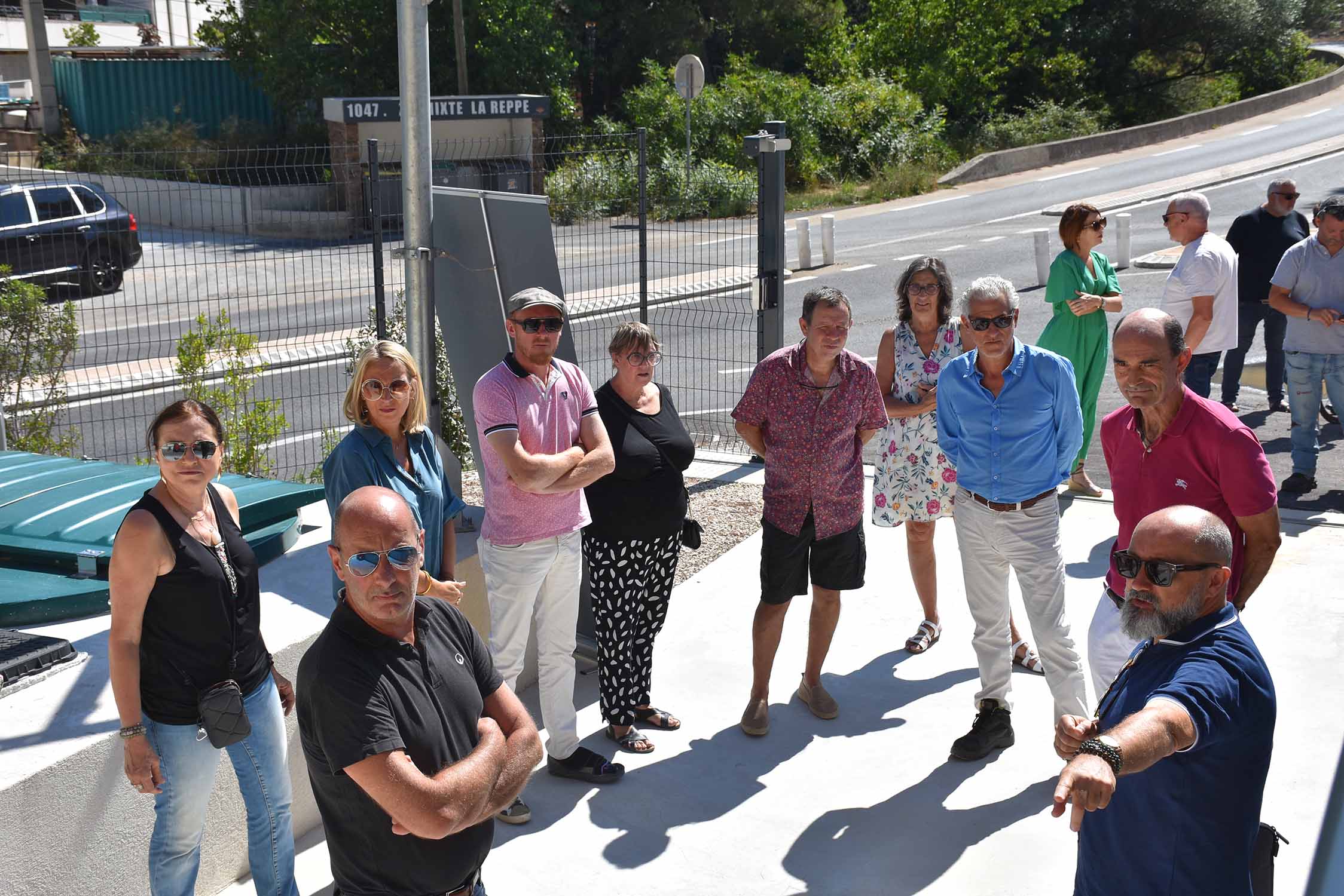inauguration du poste de relevage des eaux usées à Evenos