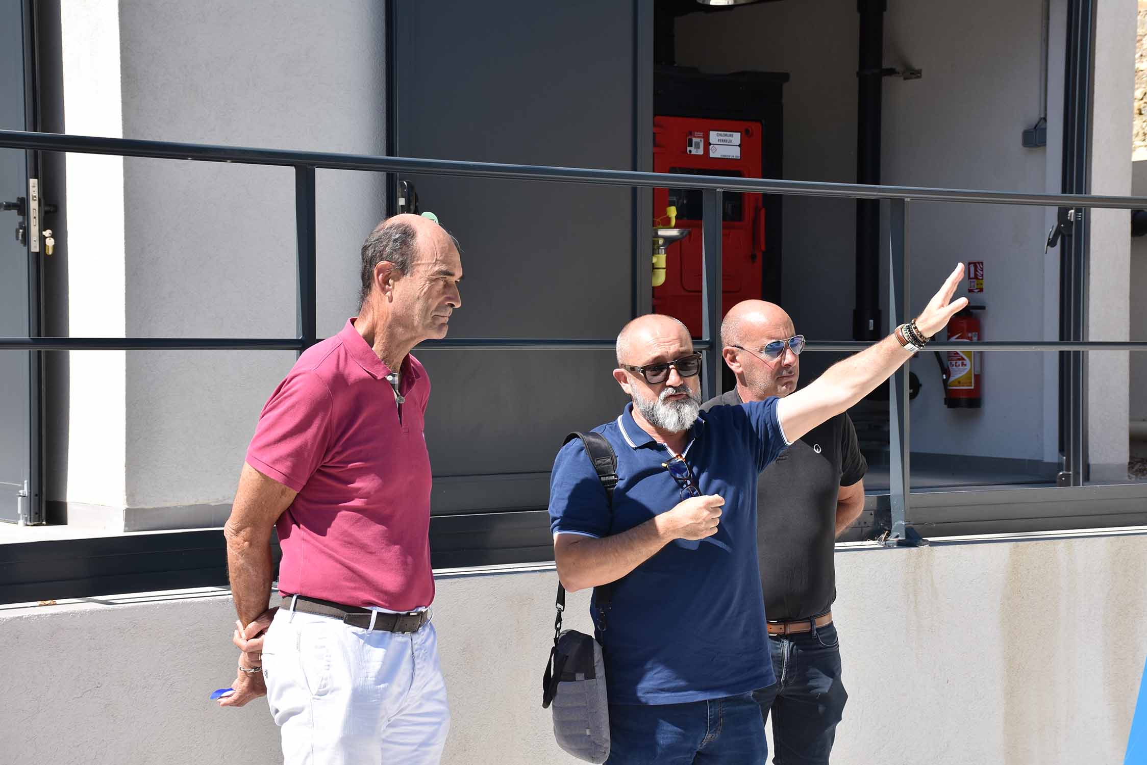 inauguration du poste de relevage des eaux usées à Evenos