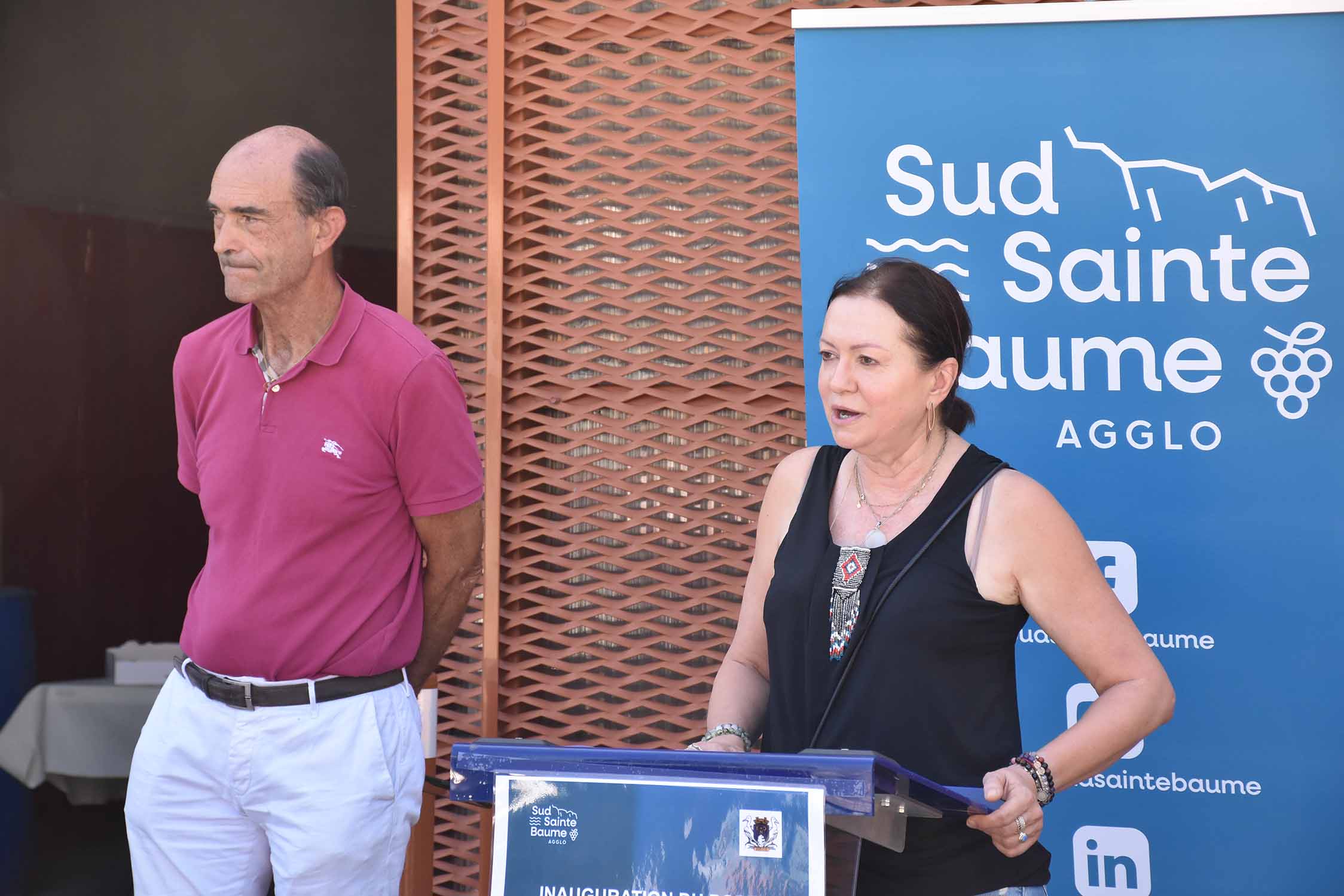 inauguration du poste de relevage des eaux usées à Evenos