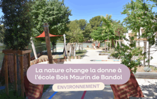 La nature change la donne dans la cour de l'école Bois Maurin