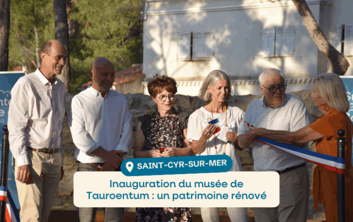 Inauguration du musée gallo-romain de Tauroentum