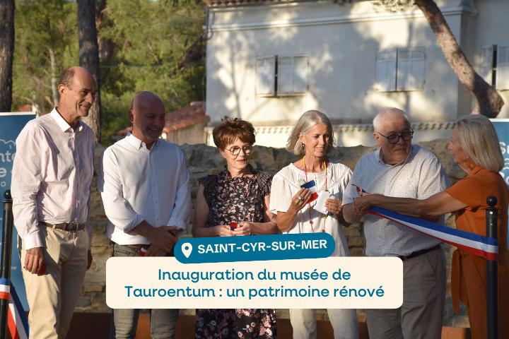Inauguration du musée gallo-romain de Tauroentum