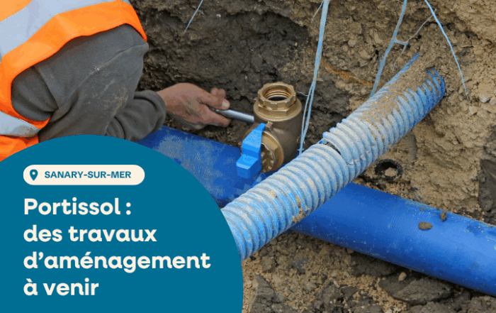 travaux d'aménagement à Portissol
