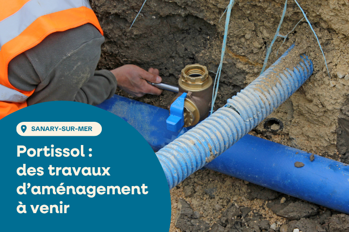 travaux d'aménagement à Portissol