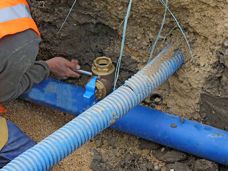 travaux réseaux humides