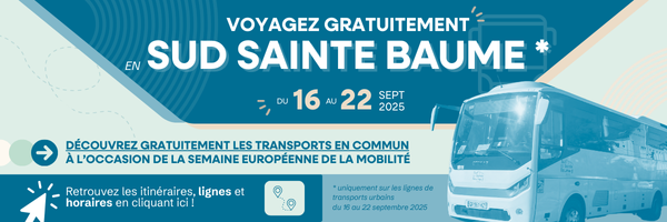 Semaine de la mobilité en Sud Sainte Baume