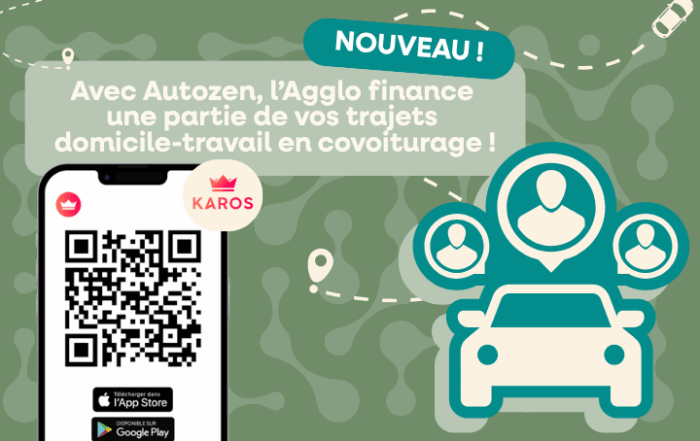 Autozen : l'Agglo finance une partie de vos trajets en covoiturage