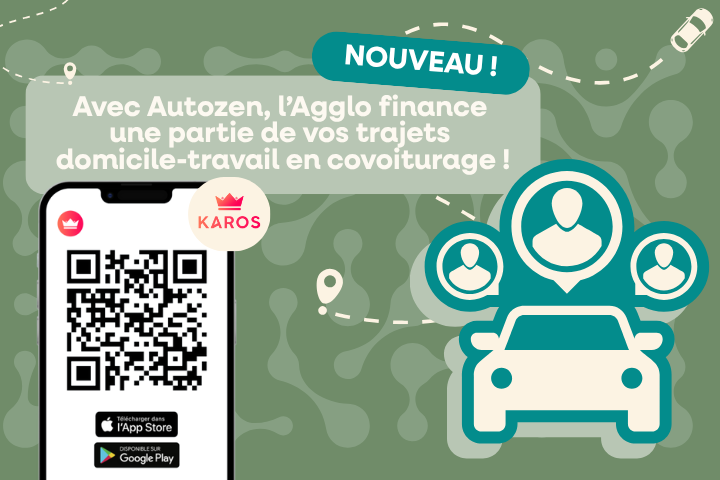 Autozen : l'Agglo finance une partie de vos trajets en covoiturage