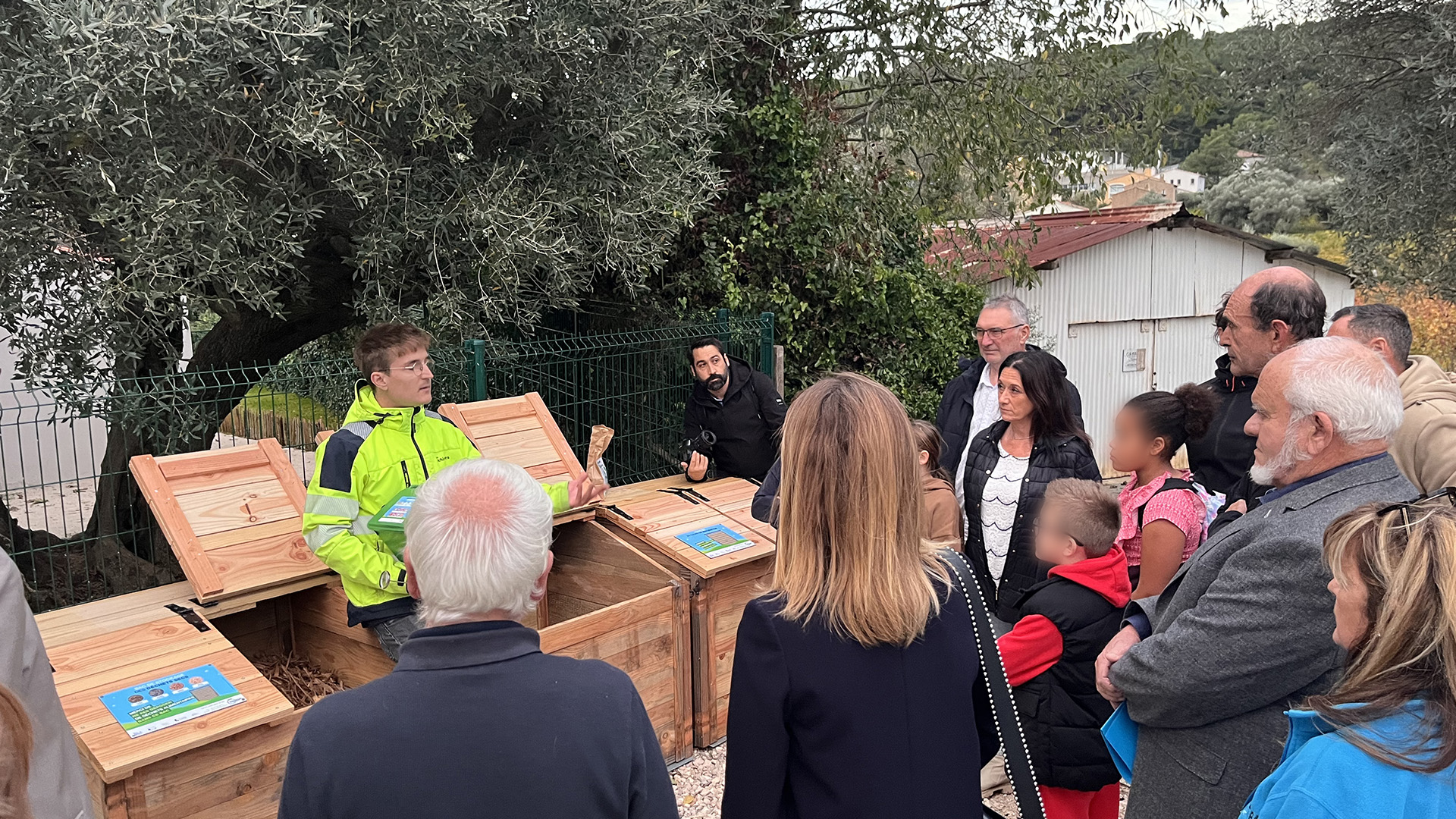 inauguration composteur partagé