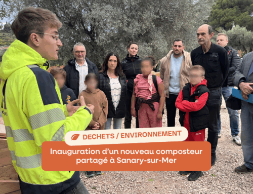 Un nouveau composteur collectif à Sanary-sur-Mer !