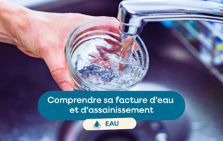 comprendre sa facture d'eau