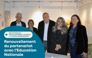 Signature de la convention EDD et classes numériques