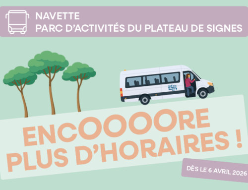 EncOOOOre plus d’horaires pour la navette vers le Parc d’Activités de Signes !