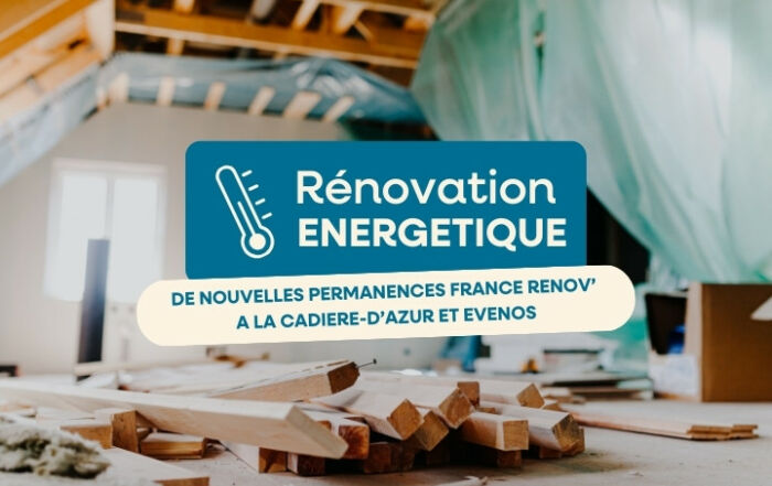 Nouvelles permanences France Renov 2026