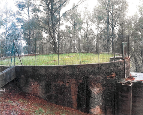 Réservoir du Beausset-Vieux avant travaux