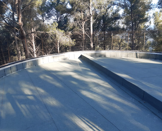 Réservoir du Beausset-Vieux après travaux