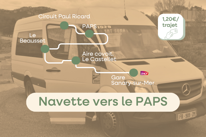 navette vers le parc d activités signes