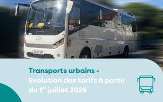 evolution des tarifs de transports urbains