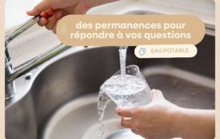 permanences été 2026 eau potable
