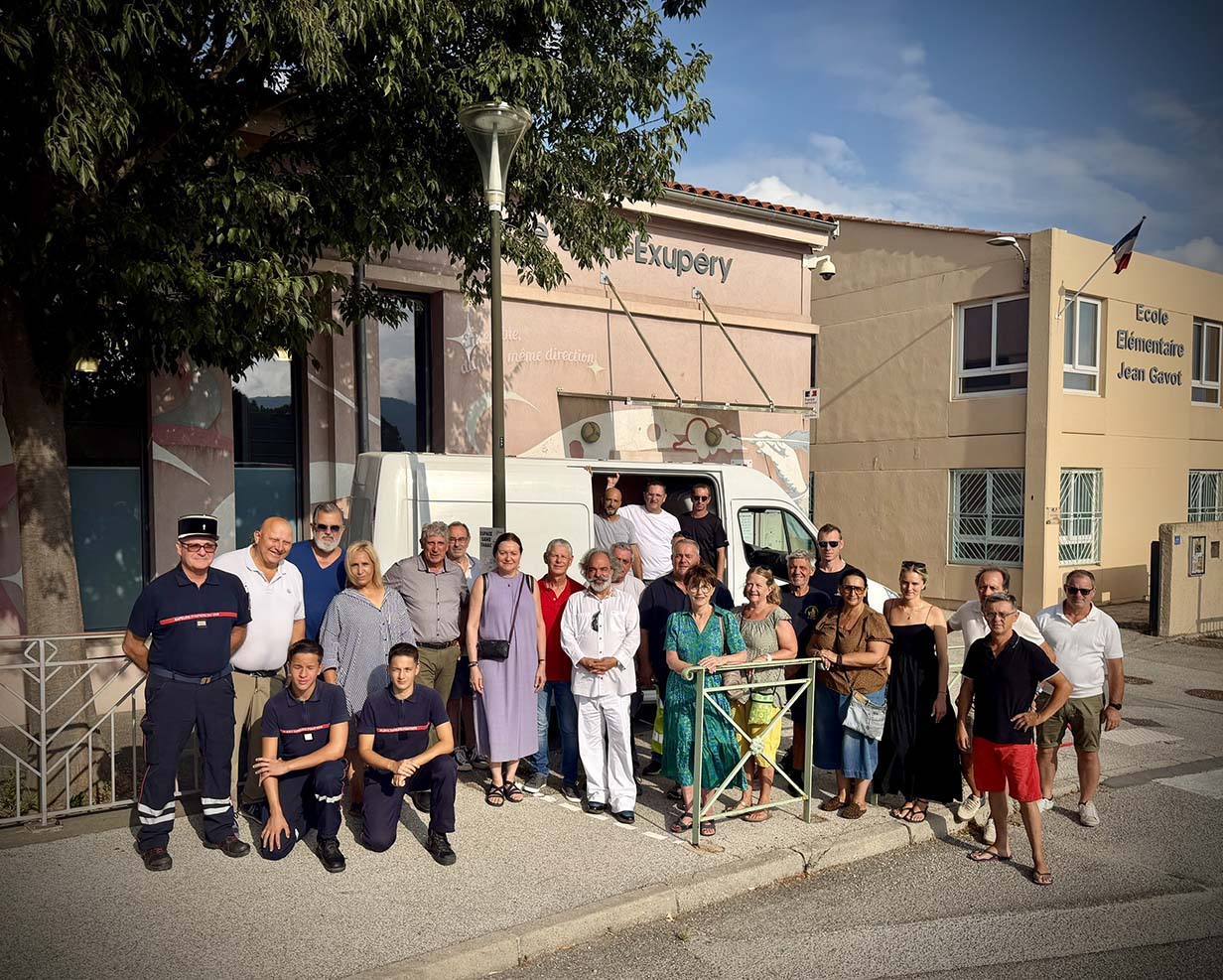 Collecte solidaire en soutien aux sinistrés des feux du Haut-Var