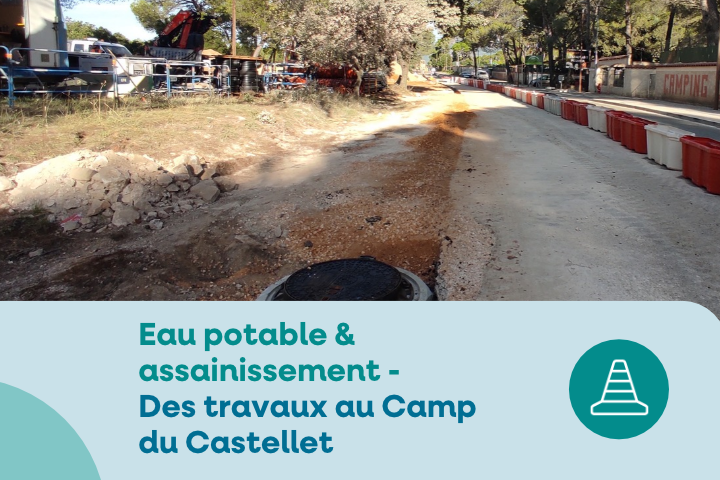 travaux camp castellet
