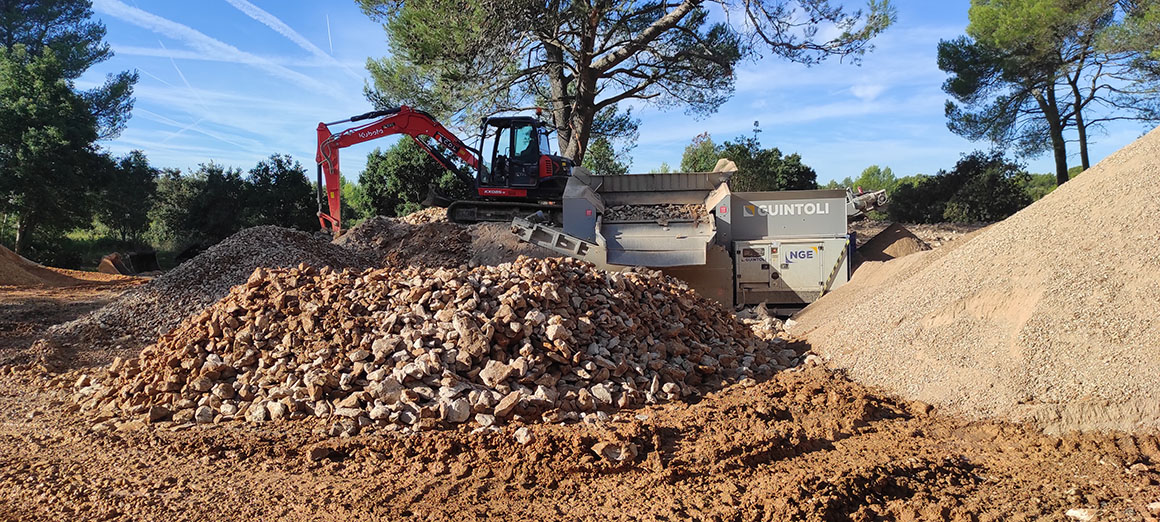 travaux eau camp castellet