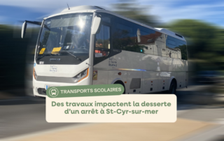 travaux madrague transports scolaires